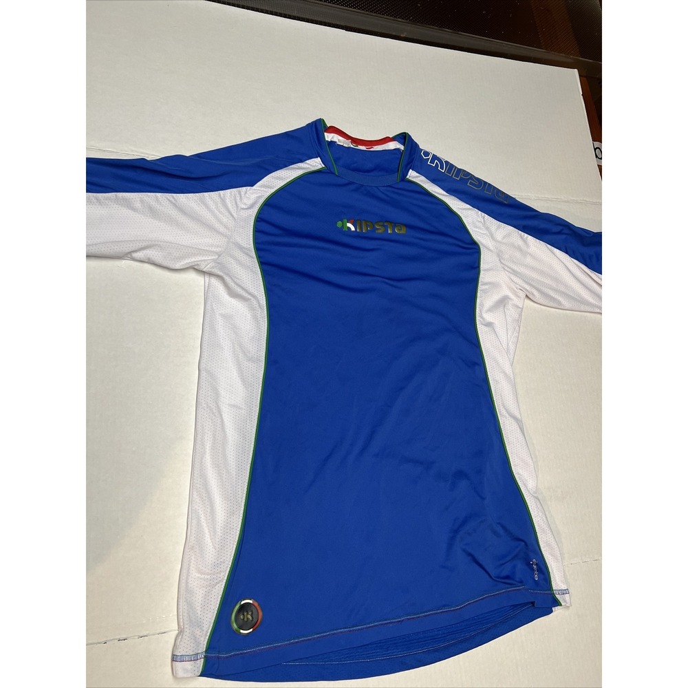 Kipsta Italia Spell Out Mens Adult XS Jersey active compression Italy colors
